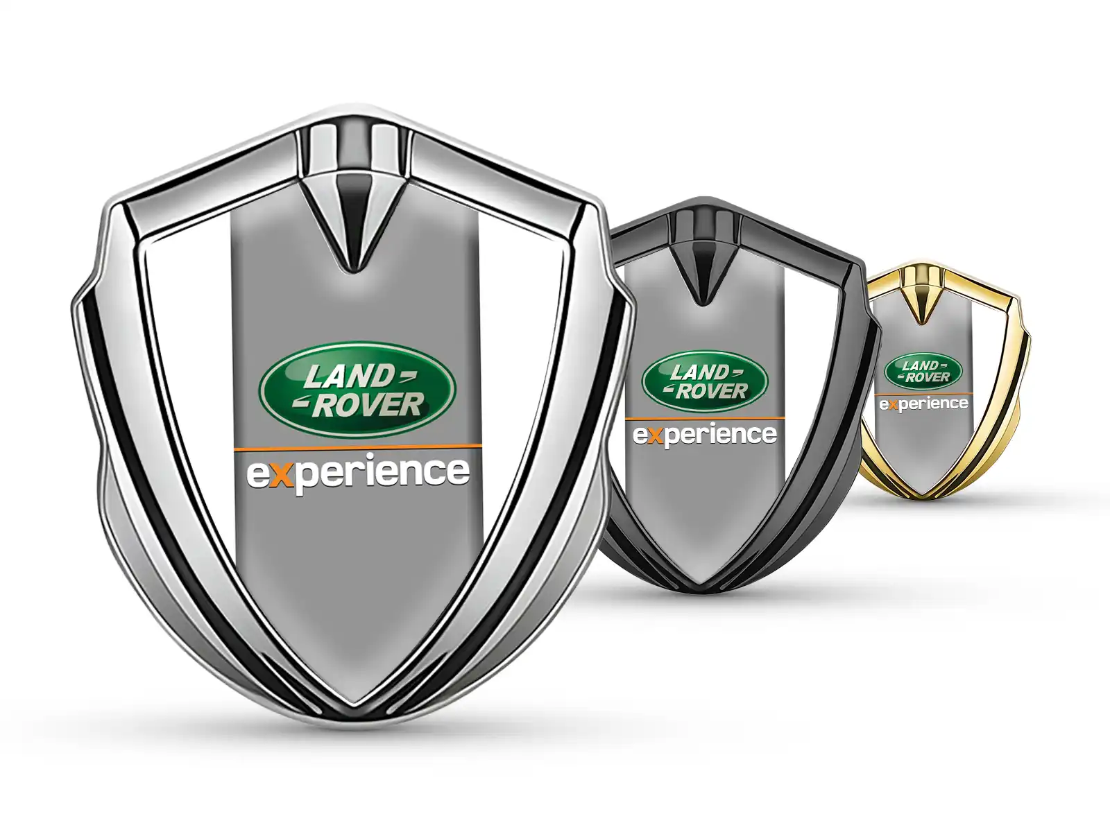 Land Rover Cupolato Emblema Badge Stile Pro Inox Pro